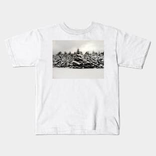 Winter Forest Kids T-Shirt